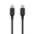 Tactical Stitch Thread USB-C-USB-C töltő- és adatkábel, szilikon, 0,3m, fekete