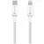 Tactical Stitch Thread USB-C-Lightning töltő- és adatkábel, szilikon, 2m, fehér
