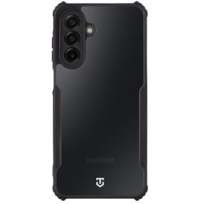   Tactical Quantum Stealth Samsung Galaxy A17 hátlap tok, átlátszó/fekete