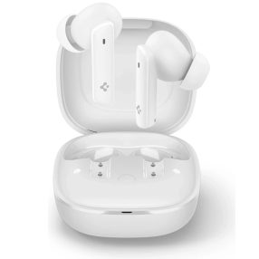   Spigen SA2402 TWS vezeték nélküli fülhallgató aktív zajszűréssel, fehér