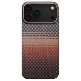   Pitaka Ultra Slim Apple iPhone 17 Pro hátlap tok, Aramid, MagSafe, sunset