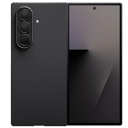 Pitaka Ultra Slim Samsung Galaxy Z Fold 7 hátlap tok, Aramid, MagSafe, black/grey