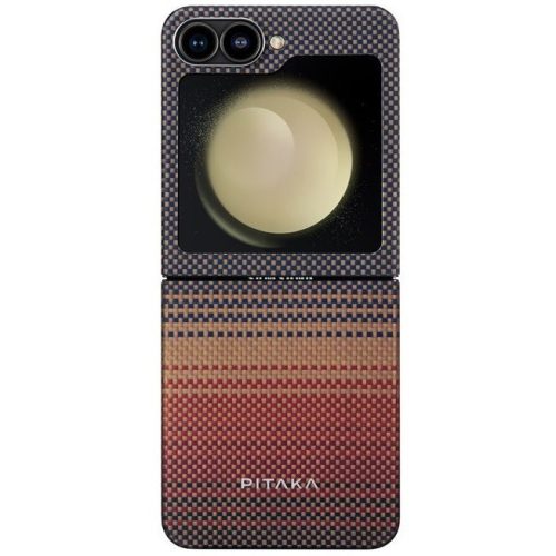 Pitaka MagEZ Case 5 Samsung Galaxy Z Flip 6 hátlap tok, Aramid, MagSafe, sunset