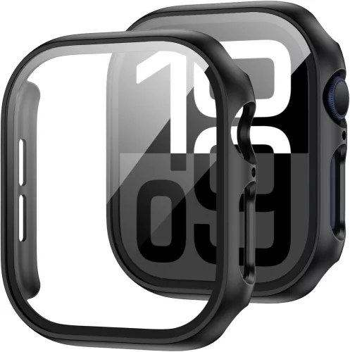 Tech-Protect Defense360 Apple Watch 11 / Watch 10 42mm ütésálló tok kijelzővédelemmel, fekete
