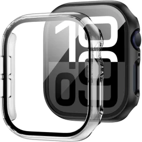   Tech-Protect Defense360 Apple Watch 11 / Watch 10 46mm ütésálló tok kijelzővédelemmel, átlátszó