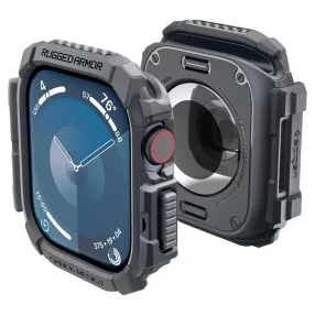   Spigen Rugged Armor Apple Watch 11 / Watch 10 46mm tok, Dark Grey, szürke