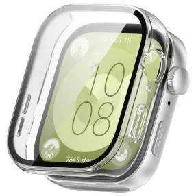  Tech-Protect Defense360 Huawei Watch Fit 3 ütésálló tok kijelzővédelemmel, átlátszó