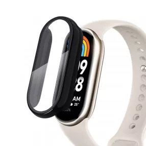   Tech-Protect Defense360 Xiaomi Smart Band 8 ütésálló tok kijelzővédelemmel, fekete