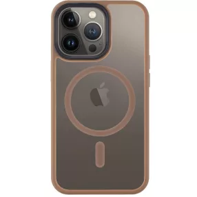   Tactical MagForce Hyperstealth Apple iPhone 14 Pro Magsafe hátlap tok, fekete/barna