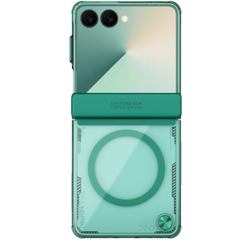 Nillkin Iceblade Prop Magnetic Samsung Galaxy Z Flip 7 mágneses tok, zöld