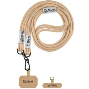   OBAL:ME nyakba / vállra akasztható univerzális telefontartó, khaki (bézs-barna)