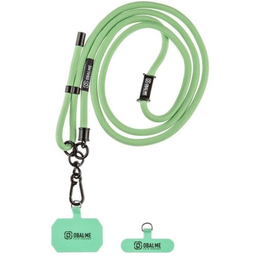 OBAL:ME NeckTag Rope nyakba / vállra akasztható univerzális telefontartó, zöld