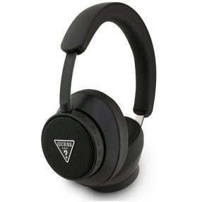   Guess PU Saffiano Triangle Logo ENC TWS vezeték nélküli fejhallgató, fekete