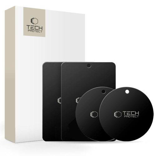 Tech-Protect Metalplate mágnes lap szett autós tartóhoz, fekete (4db)