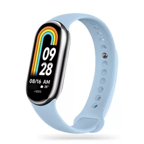   Tech-Protect IconBand Xiaomi Mi Smart Band 10 / Band 9 / Band 8 szilikon szíj, világoskék