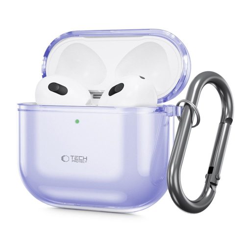 Tech-Protect FlexAir Apple AirPods 4 tok karabinerrel, lila