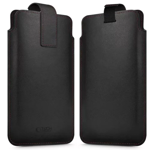 Tech-Protect SM65 univerzális telefon tok, 6-6,9col, fekete-piros