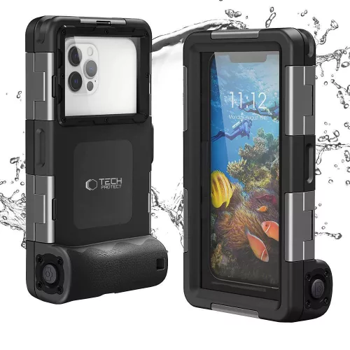 Tech-Protect IPX8 univerzális vízálló telefon tok, 4,7-6,7col telefonokhoz,