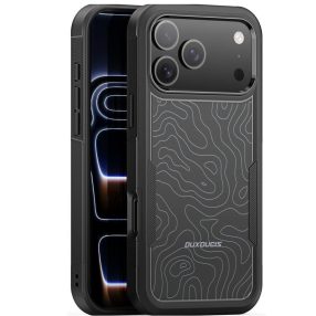   Dux Ducis SHLD Apple iPhone 17 Pro Max hátlap tok megerősített szélekkel, kameravédelemmel, fekete