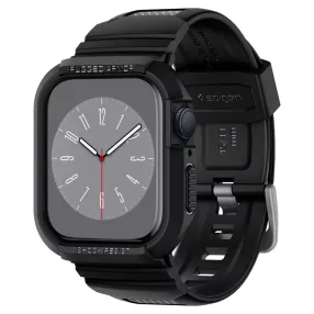   Spigen Rugged Armor Pro Apple Watch 9 / 8 / 7 / 6 / SE ( 3 / 2 / 1 Gen) 44mm / 45mm tok, fekete