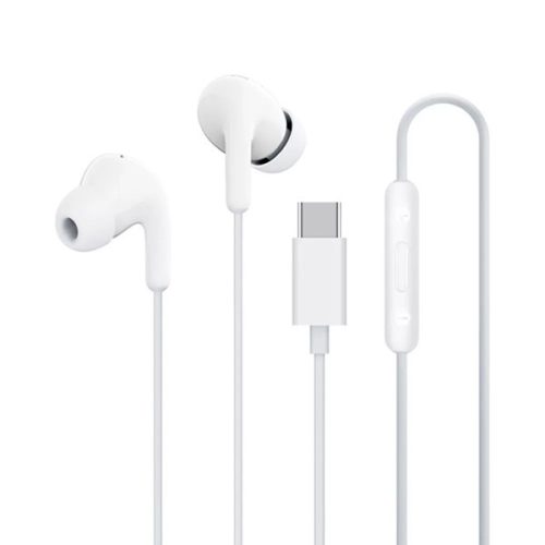 Xiaomi Vezetékes USB-C headset / fülhallgató hangerőszabályzóval, mikrofonnal, fehér