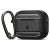 Spigen Rugged Armor Apple AirPods Pro 3 tok, karabinerrel, Matte Black, fekete