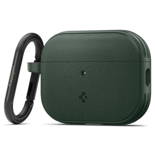 Spigen Vault Apple AirPods Pro 3 tok, karabinerrel, Midnight Green, sötétzöld
