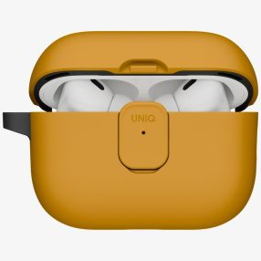   Uniq Clyde Apple AirPods Pro 3 tok karabinerrel, sárga-szürke