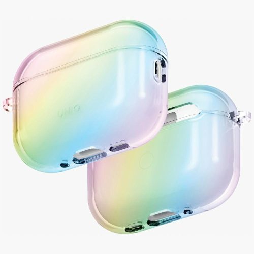 Uniq Iridescia Apple AirPods Pro 3 tok karabinerrel, színes