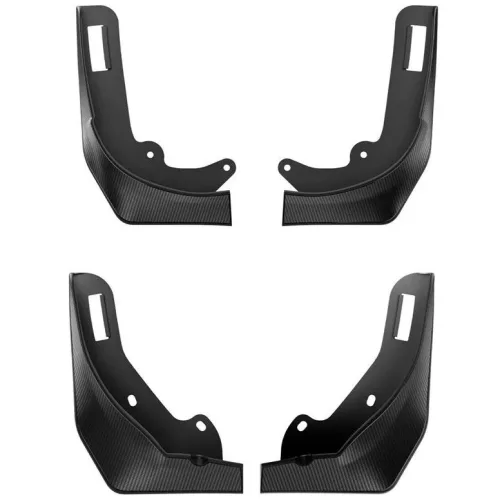 Spigen WeatherBloc Mud Flaps Tesla Model Y (2020 - 2024) sárfogó szett, karbon minta, TO301, fekete