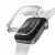 Uniq Garde Apple Watch 4 / 5 / 6 / SE / SE2 / SE3 (44mm) műanyag tok kijelzővédelemmel, fekete