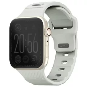   Uniq Stride KFM Apple Watch 1/2/3/4/5/6/7/8/9/10/11/SE/SE2/SE3 (40/41/42mm) gumis szilikon szíj, szürke