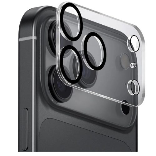Uniq Optix ClearShield FrameGuard Apple iPhone 17 Pro Max kameralencse-védő, átlátszó