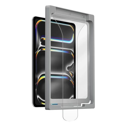 Uniq Optix Exofit Apple iPad Air 11 (2025 / 2024) / Air 5 / 4 tempered glass kijelzővédő fólia felhelyező kerettel