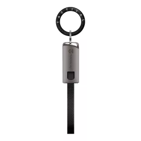   Tactical OODA Loop USB-C-USB-C töltő- és adatkábel, kulcstartó, fekete