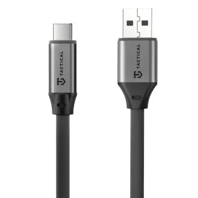  Tactical Fat Man 2.0 USB-A-USB-C töltő- és adatkábel, szilikon, 1m, szürke