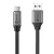 Tactical Fat Man 2.0 USB-A-USB-C töltő- és adatkábel, szilikon, 1m, szürke
