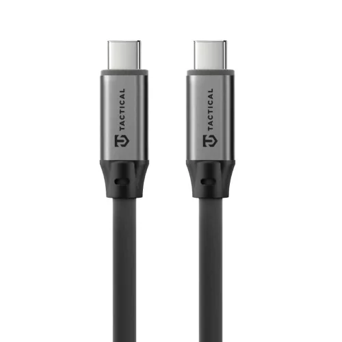 Tactical Fat Man 2.0 USB-C-USB-C töltő- és adatkábel, szilikon, 1m, szürke