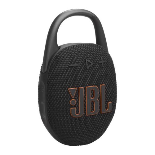 JBL Clip 5 hordozható bluetooth hangszóró, víz / porálló, IP67, fekete