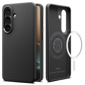   Spigen Liquid Air MagFit Samsung Galaxy S26 tok, MagSafe, Matte Black, fekete