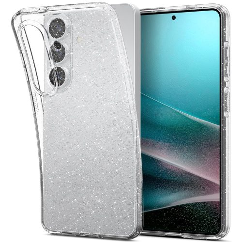 Spigen Liquid Crystal Glitter Samsung Galaxy S26 tok, Crystal Quartz, átlátszó