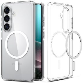   Spigen Ultra Hybrid MagFit Samsung Galaxy S26 tok, Clear White, átlátszó-fehér