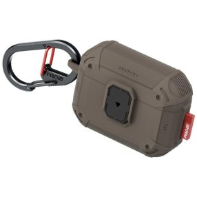   Skinarma Mecha LE AirPods Pro 3 tok karabinerrel, Birch, barna