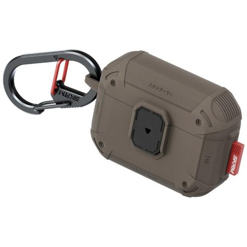 Skinarma Mecha LE AirPods Pro 3 tok karabinerrel, Birch, barna