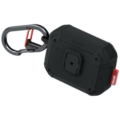 Skinarma Mecha LE AirPods Pro 3 tok karabinerrel, Black, fekete