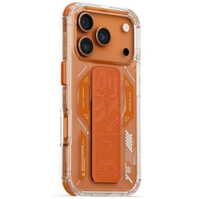   Skinarma Helio Apple iPhone 17 Pro Max mágneses tok kitámasztóval, narancs