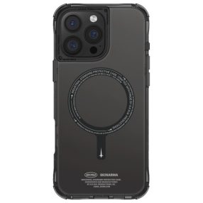   Skinarma Saido Apple iPhone 16 Pro Max mágneses tok, Magsafe kompatibilis, fekete