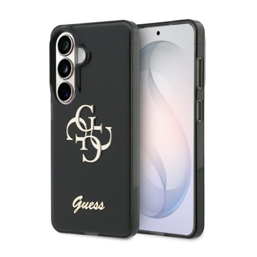 Guess IML 4G Script Metal Logo Samsung Galaxy S26 tok, fekete