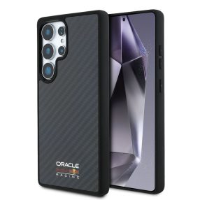   Red Bull Carbon Shiny Logo Samsung Galaxy S25 Ultra MagSafe tok, tengerészkék