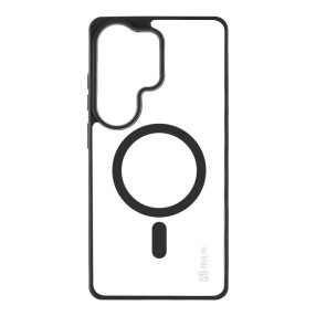   OBAL:ME MagNetix Outline Samsung Galaxy S26 Ultra hátlap tok kameravédő peremmel, MagSafe, fekete